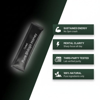 CURED® Shilajit Honey Sticks