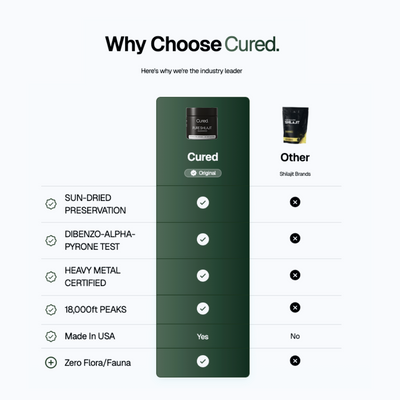 CURED® pure shilajit gummies