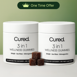 Cured 3-in-1 Wellness Gummies Pack of 2 (one time offer)