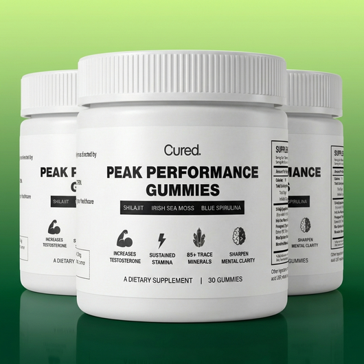 CURED® Peak Performance Gummies Pack of 3